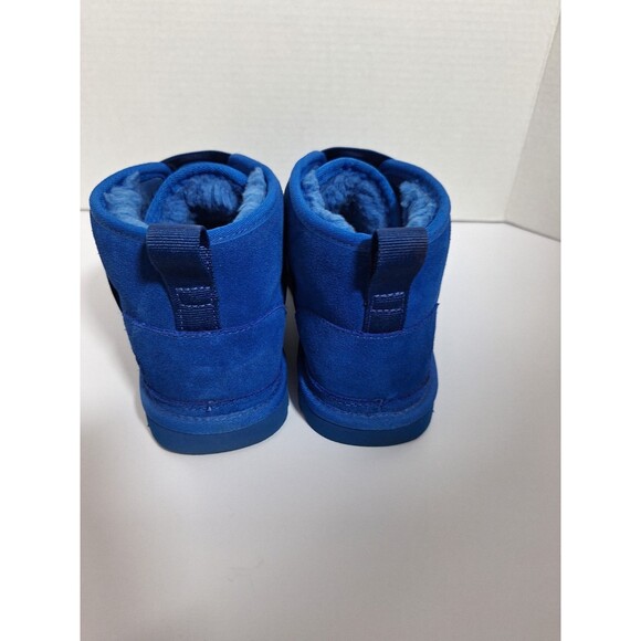 UGG NEUMEL II Graphic Blue Suede Sheepskin Chukka Ankle Boots Size 9 Winter Boot - Picture 4 of 10